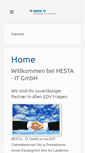 Mobile Screenshot of hesta-it.de