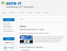 Tablet Screenshot of hesta-it.de